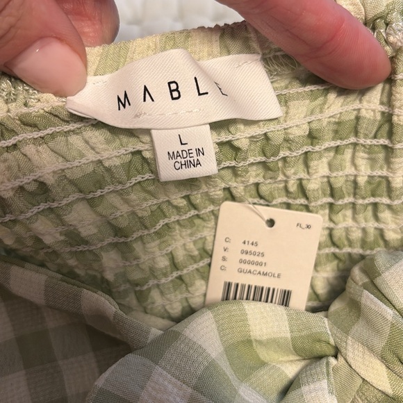 Anthropologie Mable smocked mini dress NWT - Picture 3 of 8